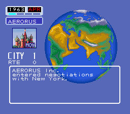 Aerobiz (USA) In game screenshot